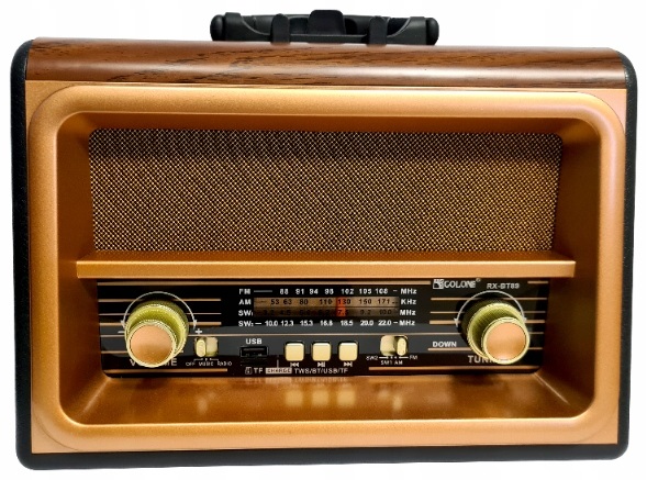 Rádio batérie AM, FM, SW Martech German